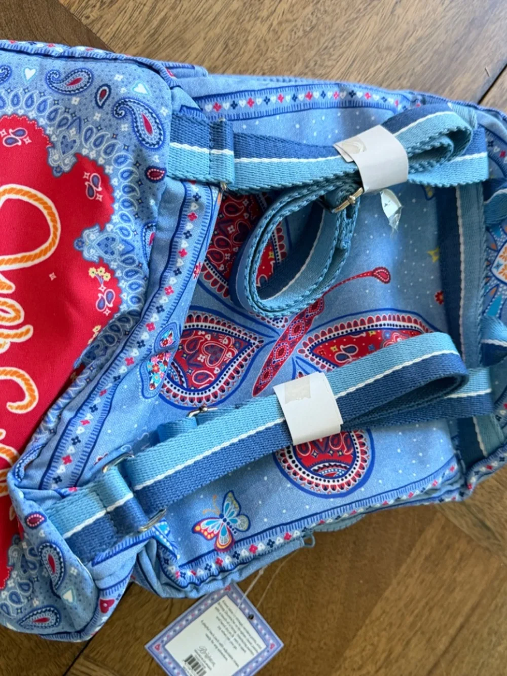 Cute New Brighton Blue Bandana Backpack